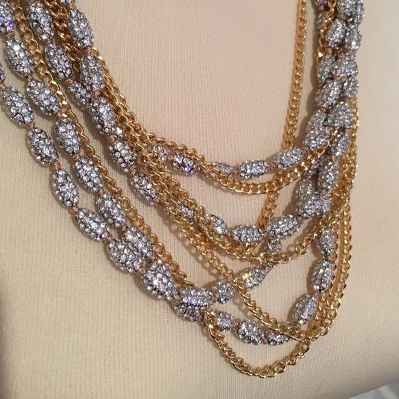 Fragments Pave Barrel-bead Necklace 20-24"L NWT - Picture 3 of 4